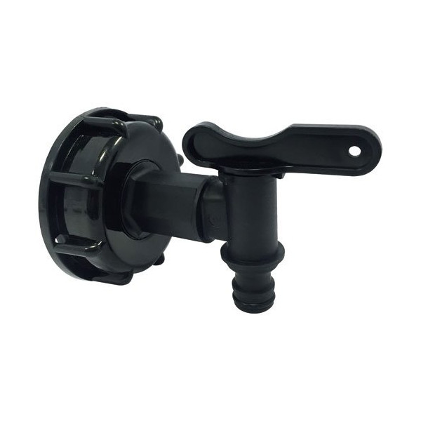 BOUTTE - Adaptateur plastique cuve 1000L Ø60 robinet plastique rapid