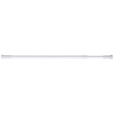 Barre de douche alu 70-120cm blanc
