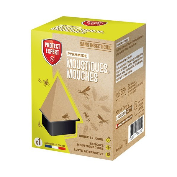 PROTECT EXPERT - Pyramide moustiques mouches adhésive