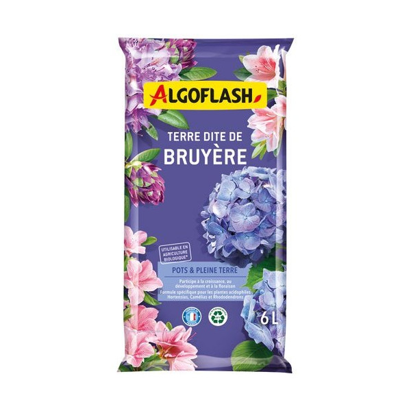 ALGOFLASH. - Terre dite de bruyère 6l