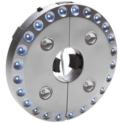 LAMPE TENTE/PARASOL 28 LED ABS GRIS