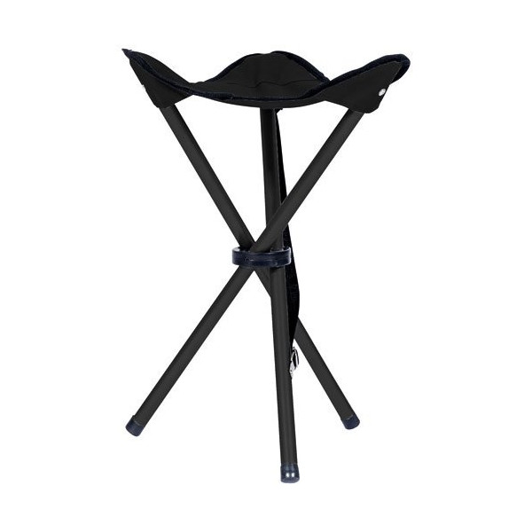 CAO - Pliant trépied tube acier toile polyester 600d h45 noir