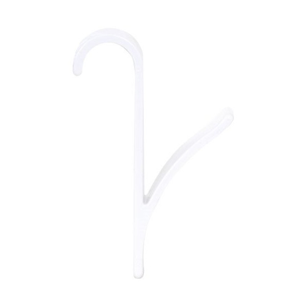 MSV - Crochet porte serviette x2 blanc