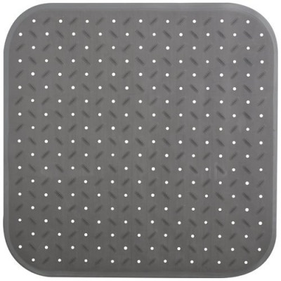 TAPIS FOND DOUCHE 54X54CM GRIS