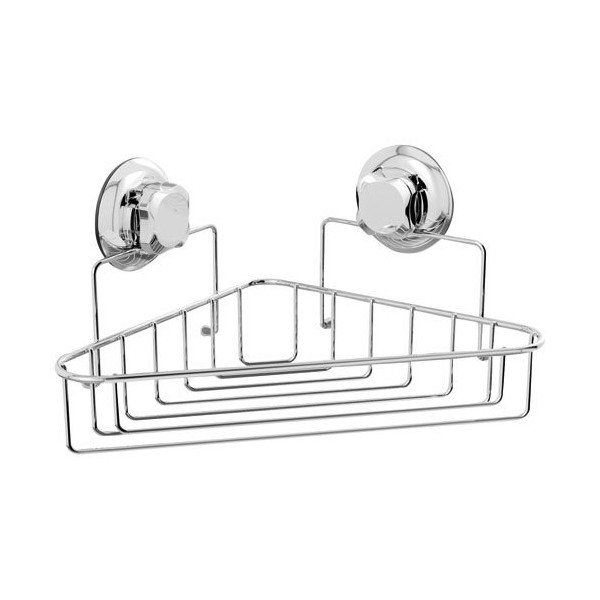 COMPACTOR - Tablette d'angle métal double ventouses