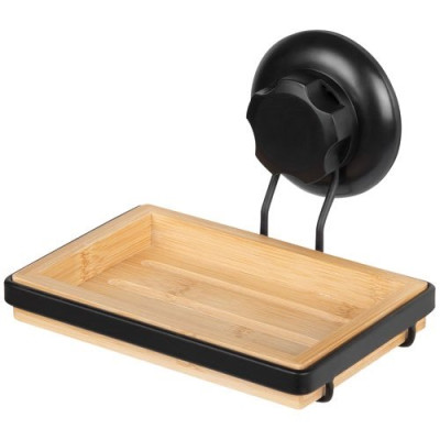 PORTE SAVON/EPONGE VENTOUSE BAMBOU NR