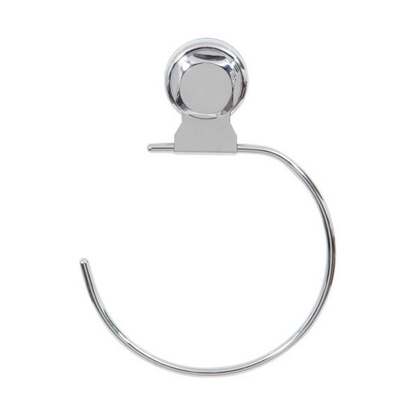 COMPACTOR - Anneau porte serviette à ventouse métal chromé