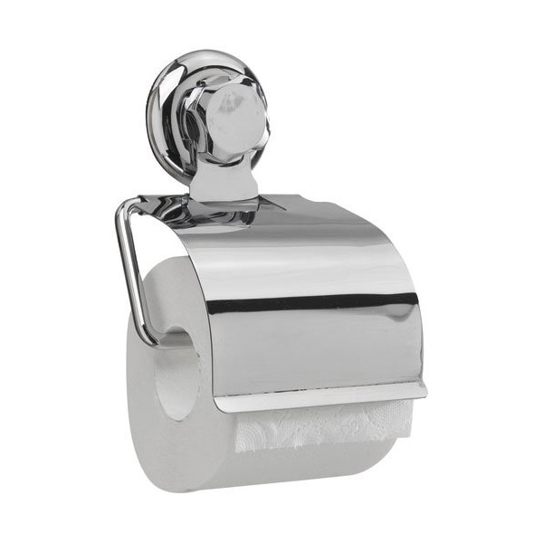 COMPACTOR - Porte papier hygiénique à ventouse métal chromé