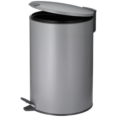 POUBELLE MATS 12L METAL GRIS CLAI
