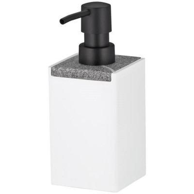 DISTRIBUTEUR SAVON CUBE BLANC PIERRE