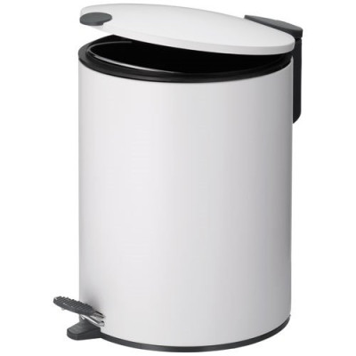 POUBELLE MATS 5L METAL BLANC