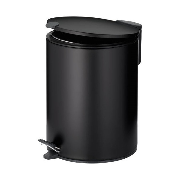 KELA - Poubelle 5 L Noire - Mats