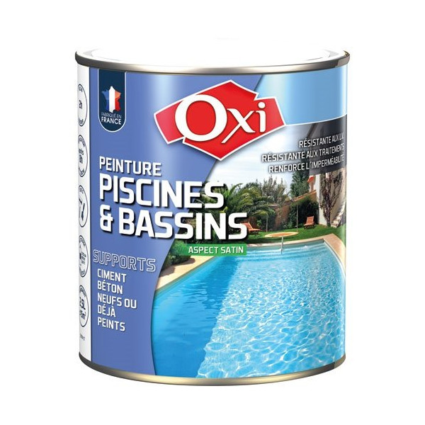 OXI - Peinture piscines et bassins absolue 2.5l blanc
