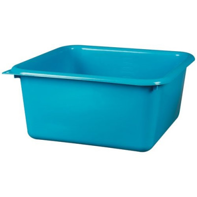 CUVETTE CARREE 15L BLEU GREEN LINE