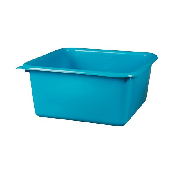 ALUMINIUM ET PLASTIQ - Cuvette carrée 38 cm / 15 L - Green Line