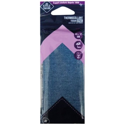 THERMOCOLLANT JEANS CLAIR 45X12CM