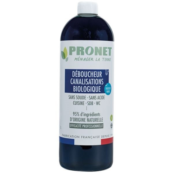 PRONET NATURE - Déboucheur canalisation biologique 1 L