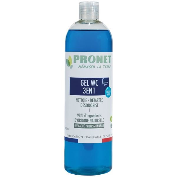 PRONET NATURE - Gel wc détartrant désodorisant 500 ml