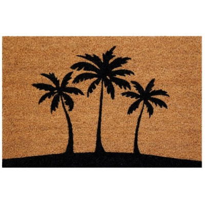 TAPIS COCO NATUREL PVC 40X60CM PALMIER