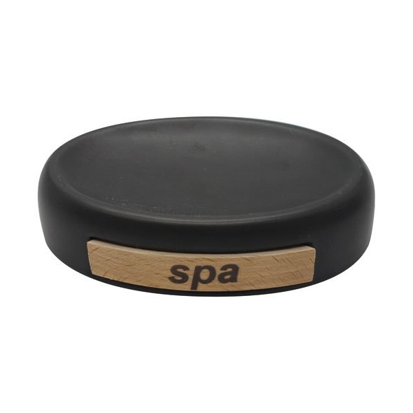 MSV - Porte savon céramique Spa noir