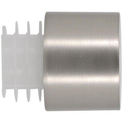 EMBOUT D28 CHROME MAT X2