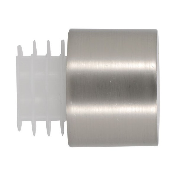 MOBOIS - Embout bouchon easy fix ø28mm chrome mat x2