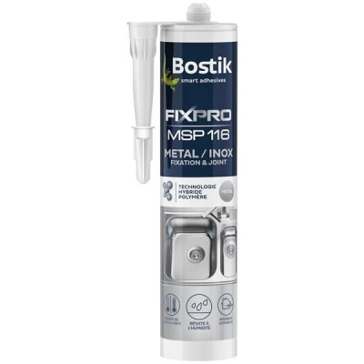 MASTIC FIXPRO MSP116 METAL INOX 290ML (Vendu par 1)