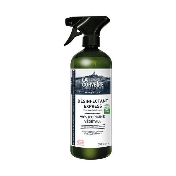 LA CORVETTE - Desinfectant express 98% origine vegetale 750ml