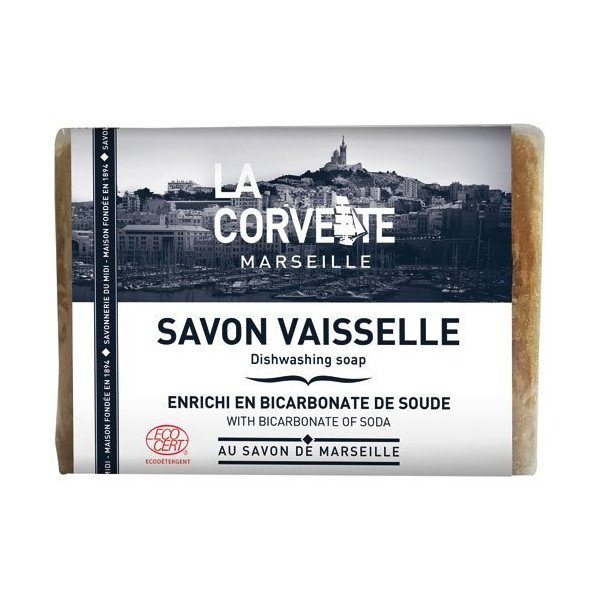 LA CORVETTE - Savon vaisselle enrichi en bicarbonate de soude ecocert 200g