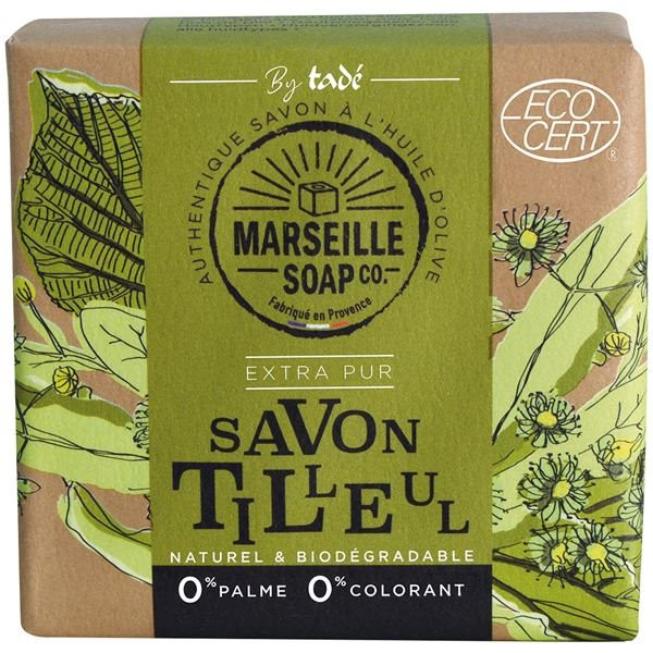 MARSEILLE SOAP - Savon de Marseille tilleul Ecocert 100 g