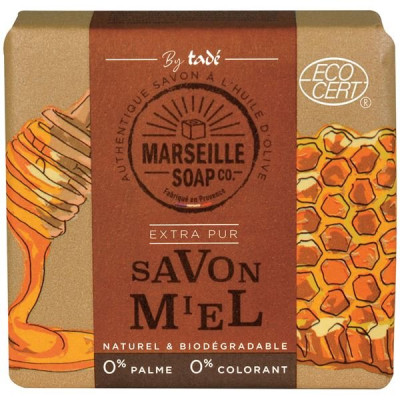 SAVON MARSEILLE MIEL ECOCERT 100G (Vendu par 1)