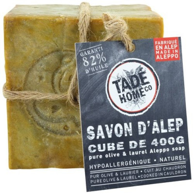 SAVON D'ALEP CUBE DE 400G (Vendu par 1)