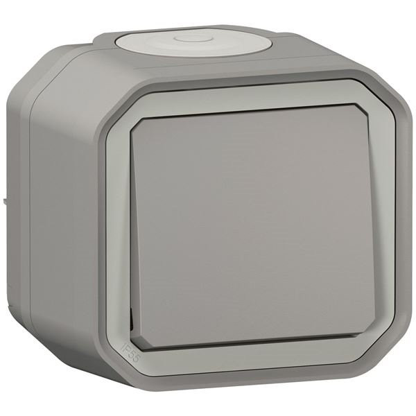 LEGRAND - Plexo interrupteur va et vient gris complet