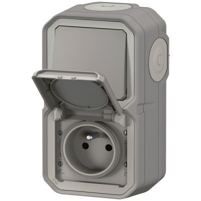 PLEXO INTER.ET PRISE 2PT T VERTICAL