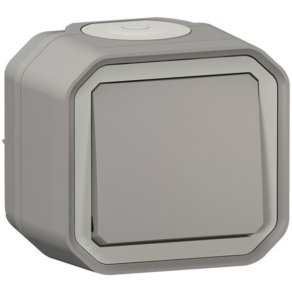 LEGRAND - Plexo poussoir no gris
