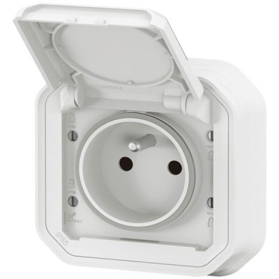 PLEXO PRISE 2P T ENCASTRE BLANC