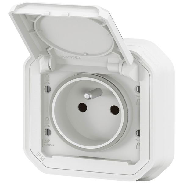 LEGRAND - Plexo prise 2p+t encastre blanc complet