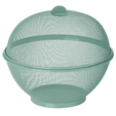 CORBEILLE FRUIT METAL COMO VERT MENTHE