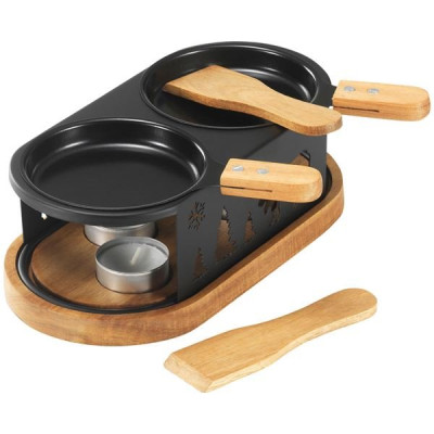 RACLETTE 2 PERSONNES PLATEAU BOIS