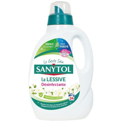 SANYTOL LESSIVE DESINFEC. FLORALE 1.7L (Vendu par 1)