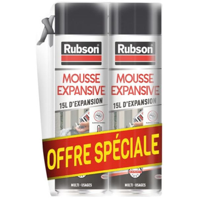 MOUSSE EXPANSIVE 345ML X2 (Vendu par 1)
