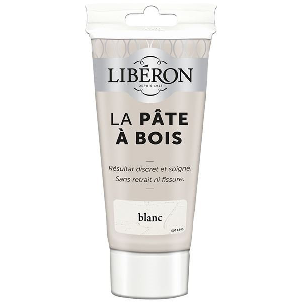 LIBERON - Pate à bois tube 50g blanc