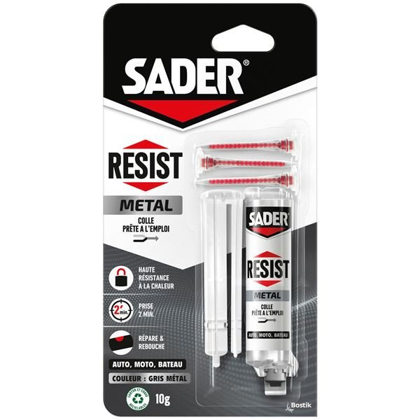 SADER - Colle resist métal - 10 g