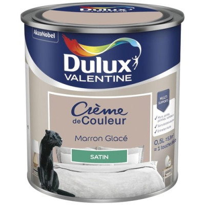VALENTINE CREME COUL.SAT.0.5L MARRON G