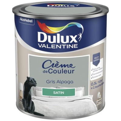 VALENTINE CREME COUL.SAT.0.5L GRIS ALP