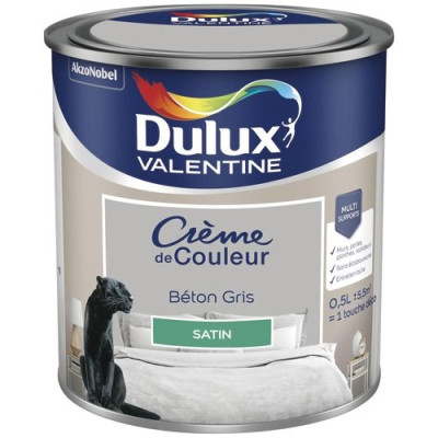 VALENTINE CREME COUL.SAT.0.5L BETON GR