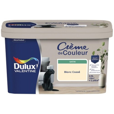 VALENTINE CREME COUL.SAT.2.5L BLC CASS