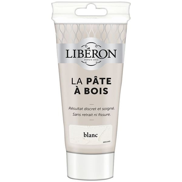 LIBERON - Pate à bois tube 150g blanc