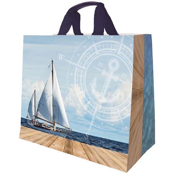 SPHERE - Sac cabas polypro tisse voile 33l dim.43x20x38cm