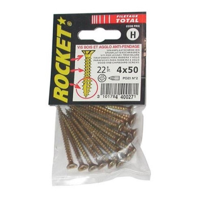 VIS ROCKET MINIVYBAC POZI 5X70MM X10 (Vendu par 1)